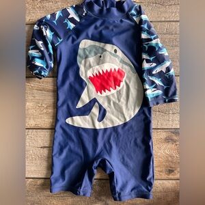 Coolmee Baby Boy Swimsuit Shark Jumpsuit Quick Dry Sunscreen Surfing Swimwear
